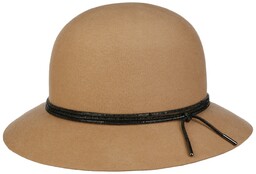 Kapelusz w Ksztalcie Dzwonka Piavesca by Seeberger, camelowy,