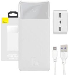 Baseus Bipow Powerbank 30000mAh 15W 2xUSB 1xUSB-C 1xMicro