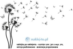 Naklejka Dmuchawce 3 Naklejka na scianę
