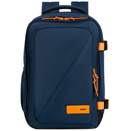AMERICAN TOURISTER Plecak kabinowy Take2Cabin S Granatowo-pomarańczowy (Ryanair)