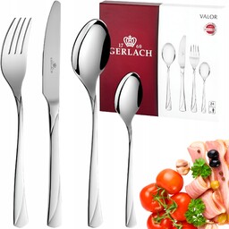 Gerlach Zestaw Sztućców Komplet Obiadowy Na 6 Osób