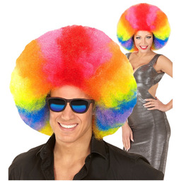 Peruka afro wysokiej jakości wielokolorowa