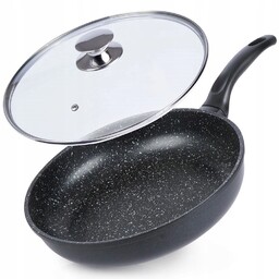 Patelnia Granitowa z Pokrywką 28 cm Orion Grande