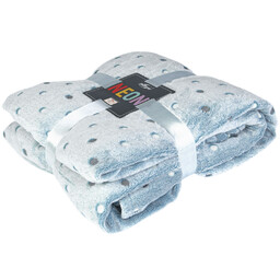 Darymex Koc narzuta z mikrofibry 150x200 laguna groszki