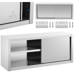 Szafa ścienna gastronomiczna z drzwiami przesuwanymi STAL 140