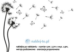Naklejka Dmuchawce 4 Naklejka na scianę