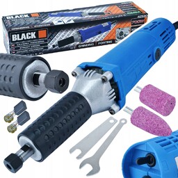 Szlifierka Prosta Trzpieniowa Palcowa 6mm Frezarka Black