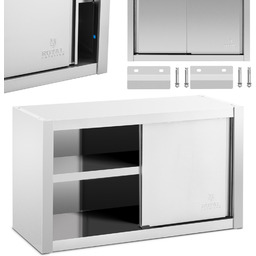 Szafa ścienna gastronomiczna z drzwiami przesuwanymi STAL 100