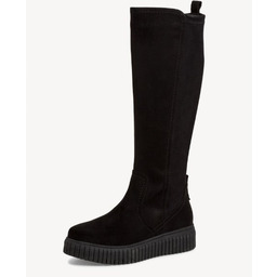 Jana Damskie Kozaki Czarne na Zamek Wysokie 40