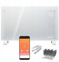 Grzejnik Elektryczny Szklany EGW-20 2KW WARMTEC WiFi