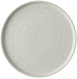 TALERZ PŁYTKI Z RANTEM DELTA GREY 260 mm