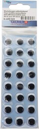 Glorex 6 2249 424  ruchome oczka, okrągłe,