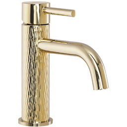 Rea Bateria Umywalkowa REA LUNGO ART Złota Niska