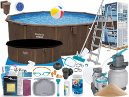 Basen Bestway 488x132 Ogrodowy Stelażowy 561CU 21w1