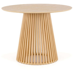 Stół okrągły 100cm YY5940 naturalny dąb