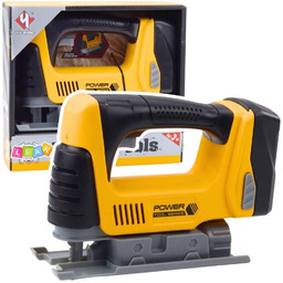 Wyrzynarka na baterie ze światłem led żółta