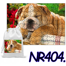 PUZZLE 35 EL. UKŁADANKA DLA DZIECI PIESKI BULDOGI