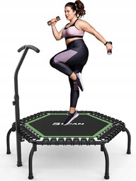 BCAN Mini trampolina fitness z uchwytem 250 kg