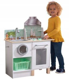 Drewniana kuchnia z pralką Whisk Wash KidKraft