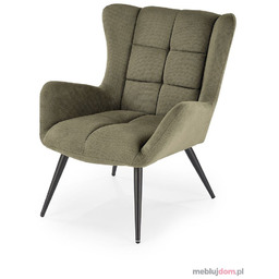 Fotel wypoczynkowy BYRON Halmar Oliwkowy