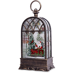 Lampion led z pozytywką latarenka świeca latarnia lampa