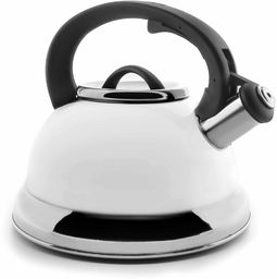 LACOR 68643 czajnik z gwizdkiem, 2,5 l, biały