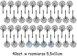 Drzewo zestaw naklejek naklejka na ścianę zestaw