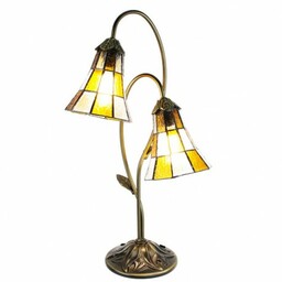 Lampa Stołowa Tiffany Kwiaty G Clayre & Eef
