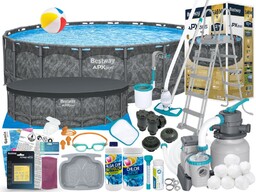 Basen Bestway 549x132 Ogrodowy Stelażowy 561KC 21w1