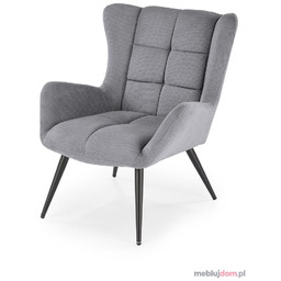 Fotel wypoczynkowy BYRON Halmar Popielaty