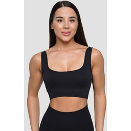 GymBeam Bezszwowy biustonosz sportowy Lift Black