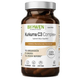 Biowen Kurkuma C3 Complex+ 98%, 60 kaps.