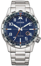 Zegarek CITIZEN BM7550-87L. SOLAR QUARTZ, Kolor niebieski. Mężczyzna.