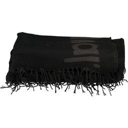 PONCZO DESIGUAL CZARNA DAMSKIE