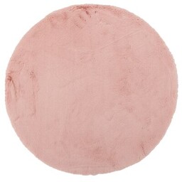 Dywan Bellarossa 80 cm koło pudrowy róż