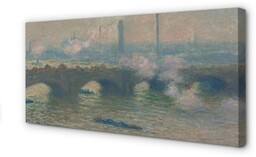 Obraz na płótnie Most w Waterloo pochmurny dzień