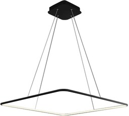 LAMPA wisząca NIX BLACK ML517 Milagro kwadrat OPRAWA