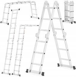 Drabina aluminiowa przegubowa składana wielofunkcyjna 4x3 Higher mocna