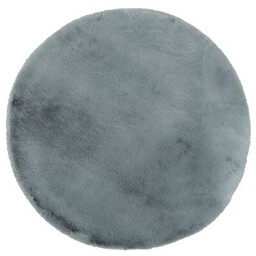 Dywan Bellarossa 80 cm koło ciemny szary