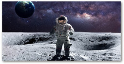 Foto obraz szkło hartowane Astronauta