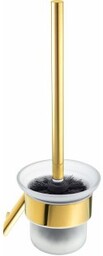 DEANTE Szczotka WC z pojemnikiem SILIA gold wisząca