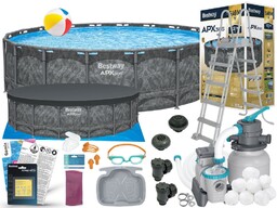 Basen Bestway 549x132 Ogrodowy Stelażowy 561KC 15w1