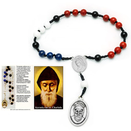 Koronka do Św. Charbela, ręcznie robiona koronka