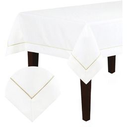 Obrus 120 x 220 Dekoracyjny Gold