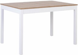 stół rozkładany Salga 120/160x80 dąb artisan/biały