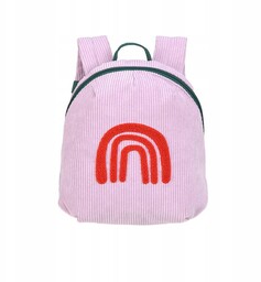 Plecak mini sztruks Lassig Little Gang Rainbow lilac