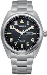Zegarek CITIZEN BM8560-88E. SOLAR QUARTZ, Kolor czarny. Mężczyzna.