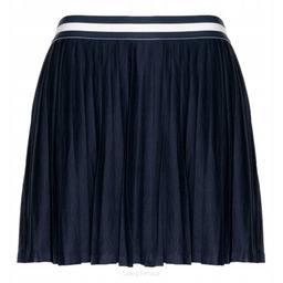 Spódniczka tenisowa Wilson Team Pleated granatowa L