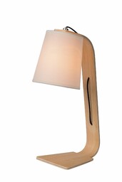 Nordic lampka stołowa drewniana 06502/81/31 Lucide