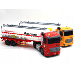 CYSTERNA ZABAWKOWA  CIĘŻĄRÓWKA Z NACZEPĄ, ŚWIATŁO +